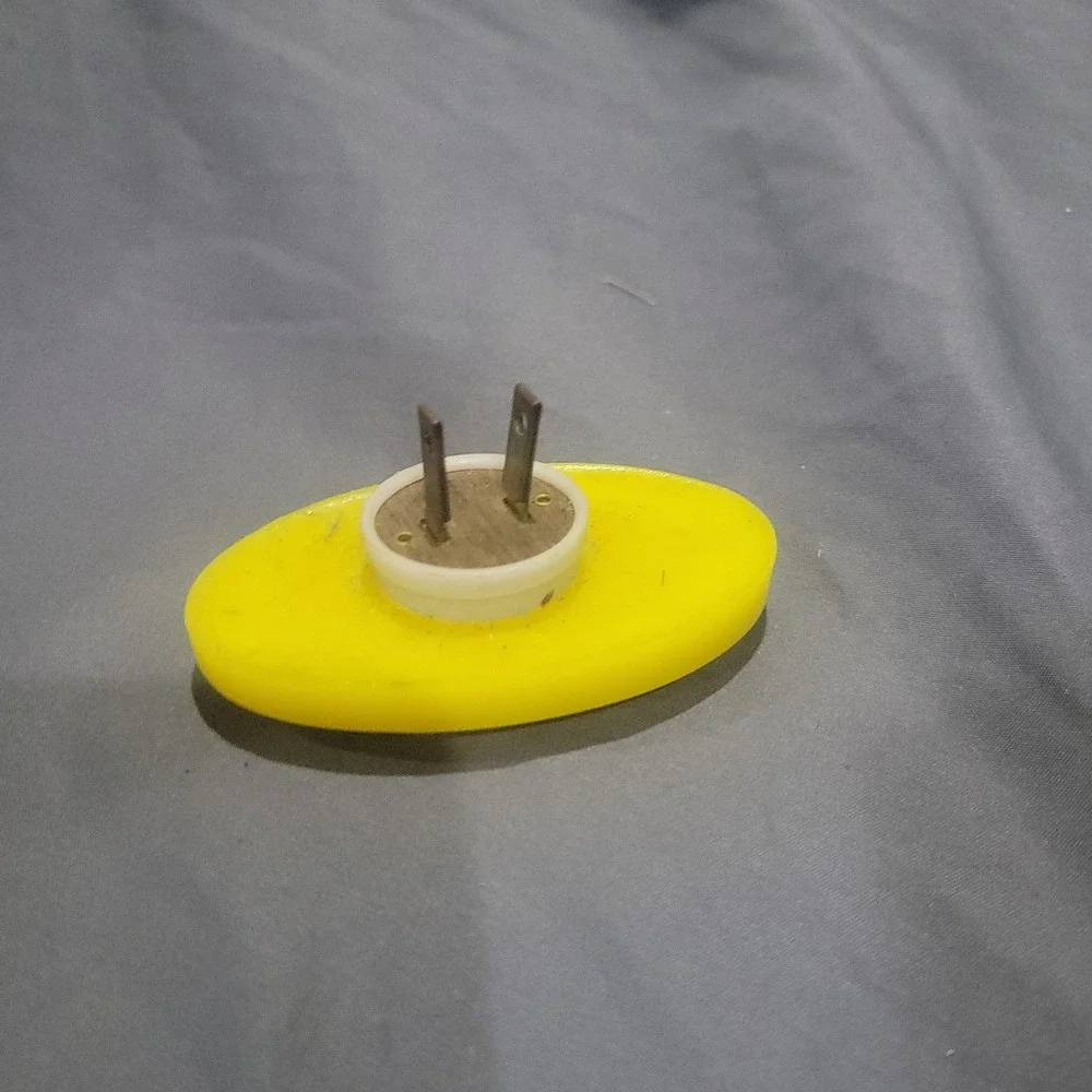 Vintage Batman Yellow Bat Signal Night Light Plug-In DC Comics Collectible Works